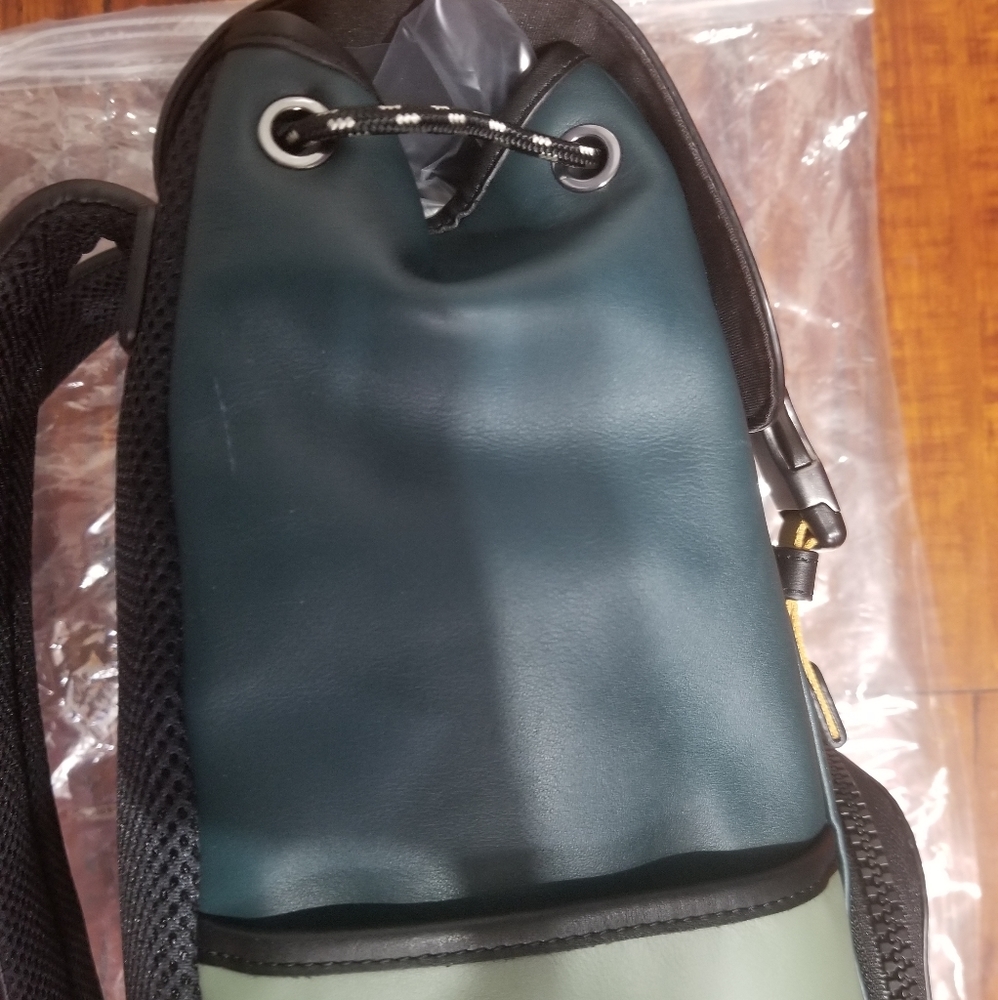 Coach Track Backpack In Colorblock With Coach Patch - Picture 5 of 16